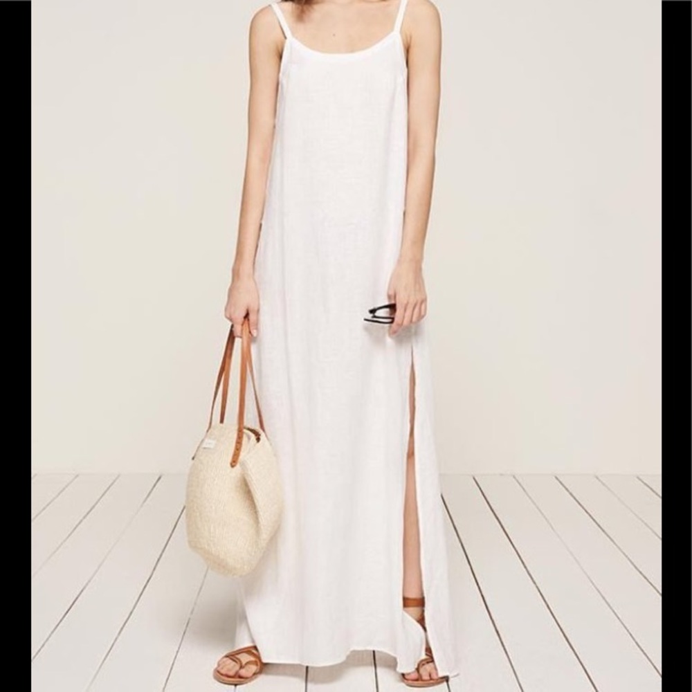 Reformation Rio Dress White Size Small